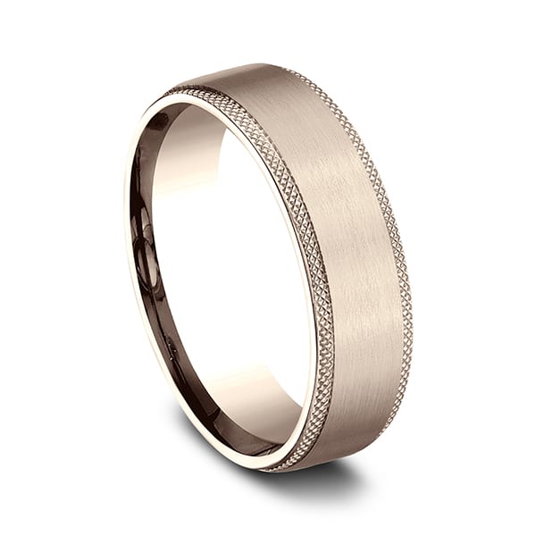 Comfort-Fit Design Wedding Band