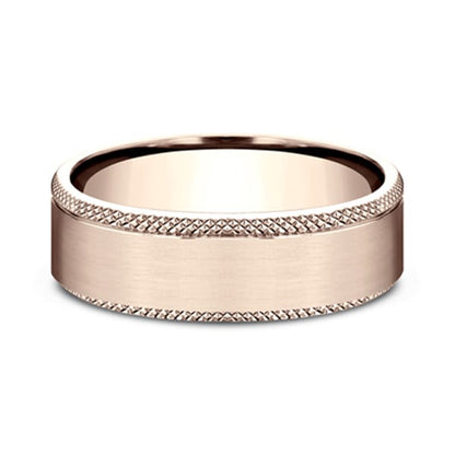 Comfort-Fit Design Wedding Band