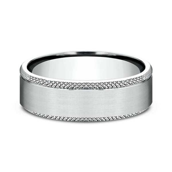 Comfort-Fit Design Wedding Band