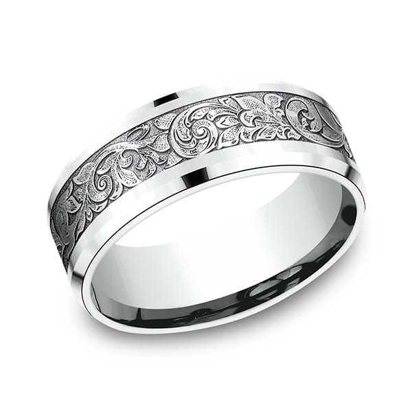 Comfort-Fit Design Wedding Band