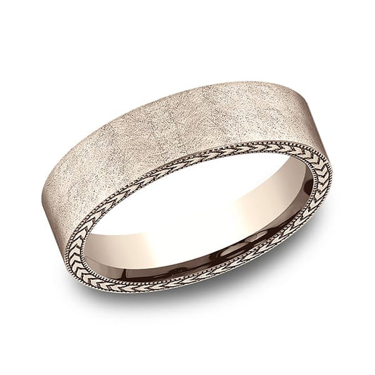 Comfort-Fit Design Wedding Band