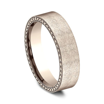 Comfort-Fit Design Wedding Band