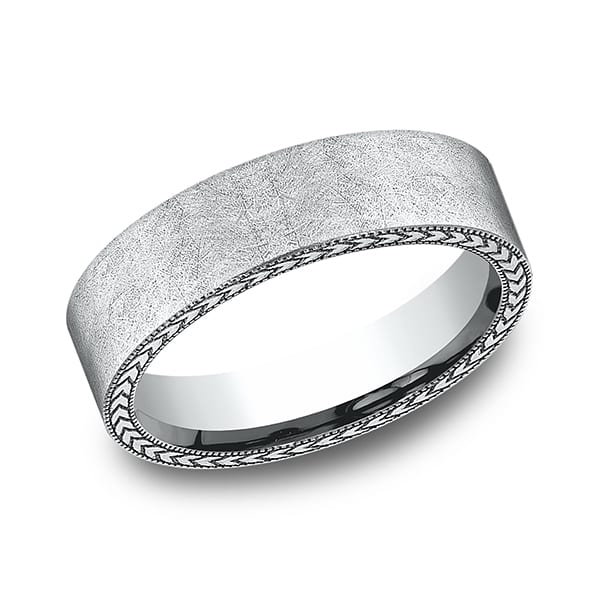 Comfort-Fit Design Wedding Band