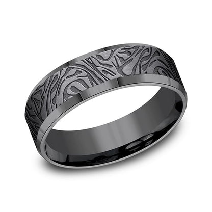 Tantalum Comfort-fit wedding band