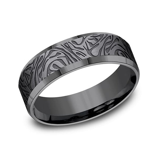 Tantalum Comfort-fit wedding band