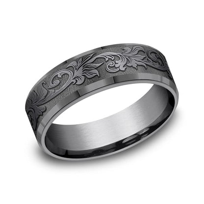 Tantalum Comfort-fit wedding band