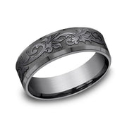 Tantalum Comfort-fit wedding band