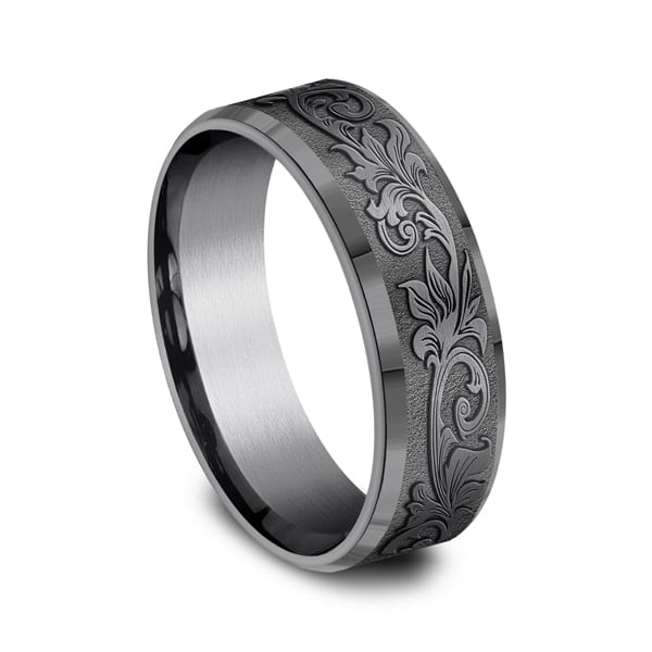 Tantalum Comfort-fit wedding band