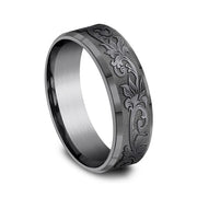 Tantalum Comfort-fit wedding band