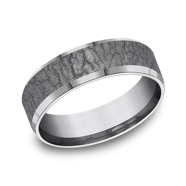 Tantalum Comfort-fit wedding band