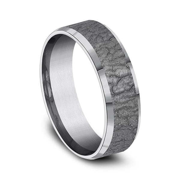 Tantalum Comfort-fit wedding band