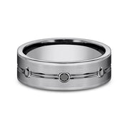 Tungsten Comfort-Fit Design Wedding Band