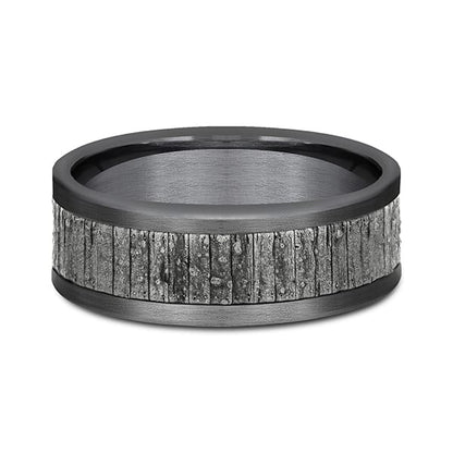 Ammara Stone Comfort-fit Design Wedding Band