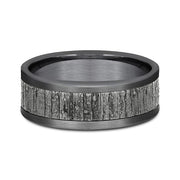 Ammara Stone Comfort-fit Design Wedding Band