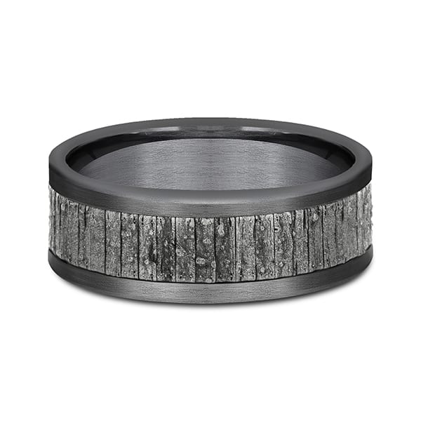 Ammara Stone Comfort-fit Design Wedding Band