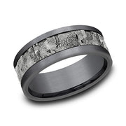 Ammara Stone Comfort-fit Design Wedding Band