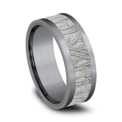 Ammara Stone Comfort-fit Design Wedding Band