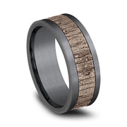 Ammara Stone Comfort-fit Design Wedding Band