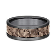 Ammara Stone Comfort-fit Design Wedding Band