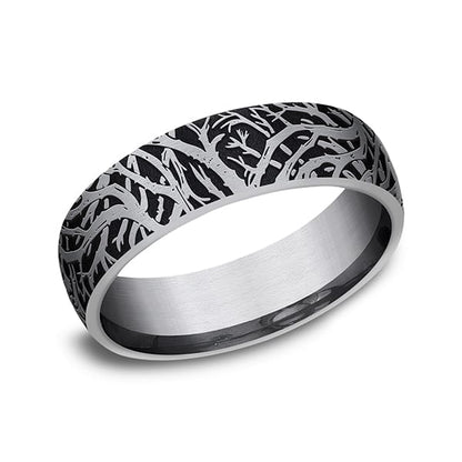 Tantalum Comfort-fit wedding band