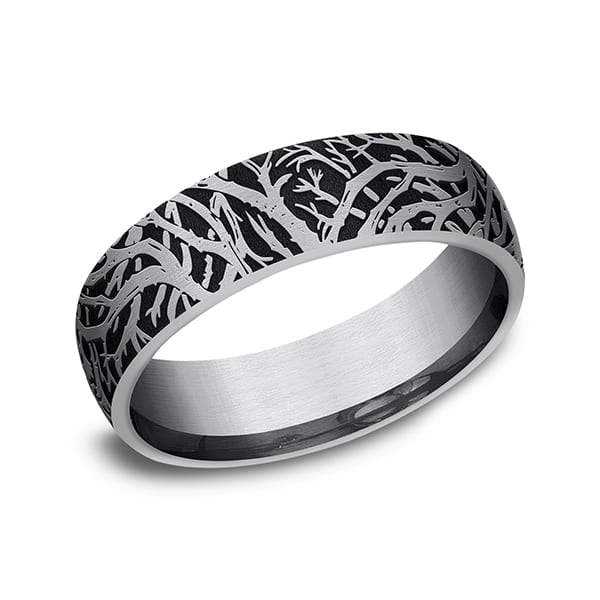 Tantalum Comfort-fit wedding band