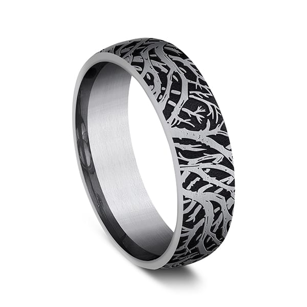Tantalum Comfort-fit wedding band