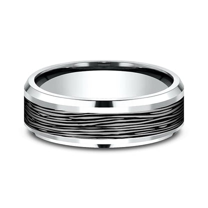 Ammara Stone Comfort-fit Design Wedding Ring