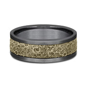 Ammara Stone Comfort-fit Design Wedding Band