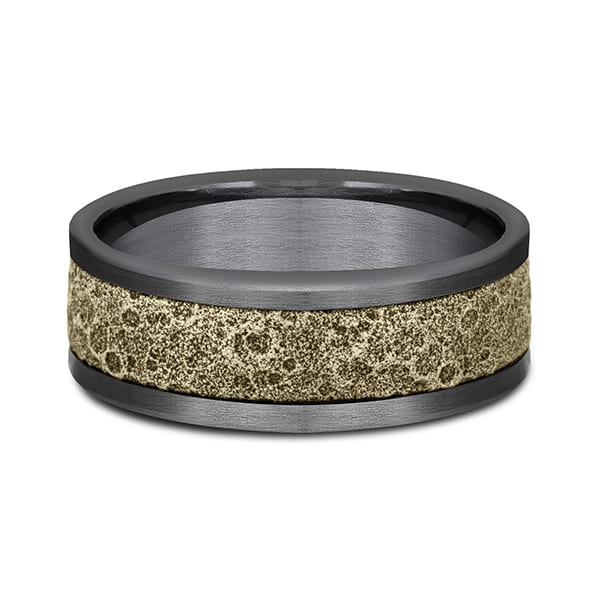 Ammara Stone Comfort-fit Design Wedding Band