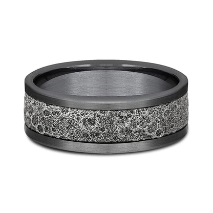 Ammara Stone Comfort-fit Design Wedding Band