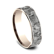 Two Tone Comfort-Fit Design Wedding Ring