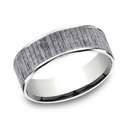 Ammara Stone Comfort-fit Design Wedding Band