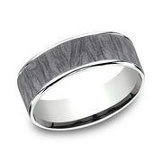 Ammara Stone Comfort-fit Design Wedding Band