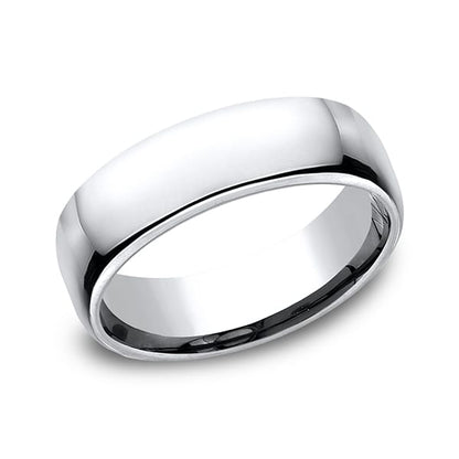Cobalt European Comfort-Fit Design Wedding Band
