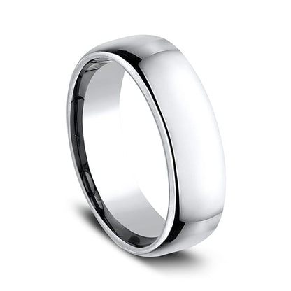 Cobalt European Comfort-Fit Design Wedding Band