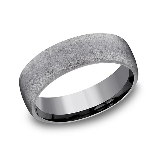 Tantalum Comfort-fit Design Wedding Band