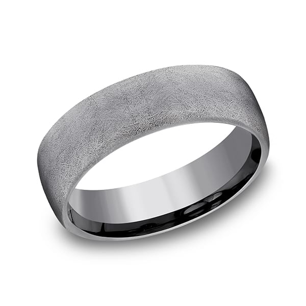 Tantalum Comfort-fit Design Wedding Band