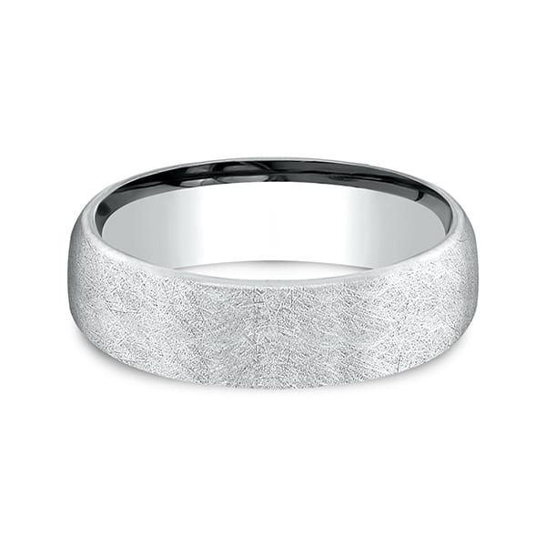 Comfort-Fit Design Wedding Band