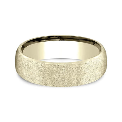 Comfort-Fit Design Wedding Band