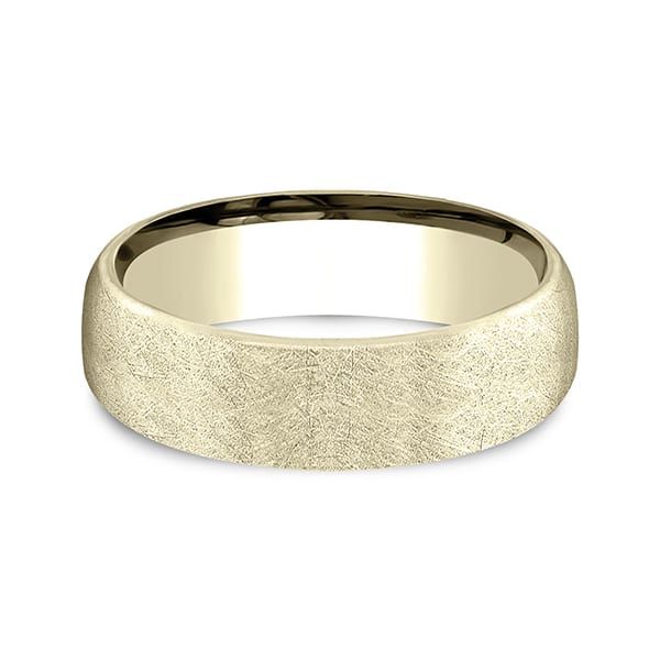 Comfort-Fit Design Wedding Band
