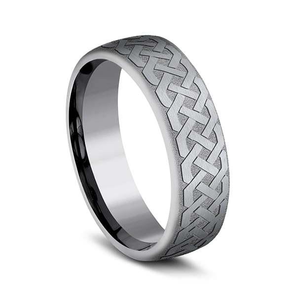 Tantalum Comfort-fit wedding band