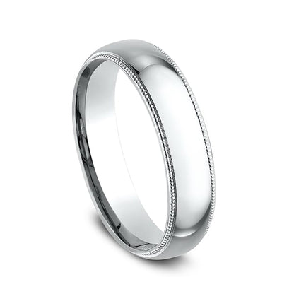 Milgrain Standard Comfort Fit Ring