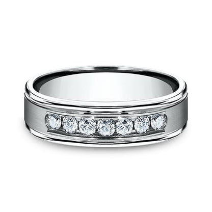 Comfort-Fit Diamond Wedding Ring