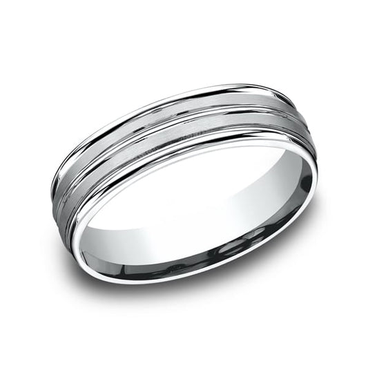Comfort-Fit Design Wedding Ring