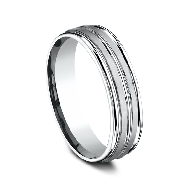 Comfort-Fit Design Wedding Ring