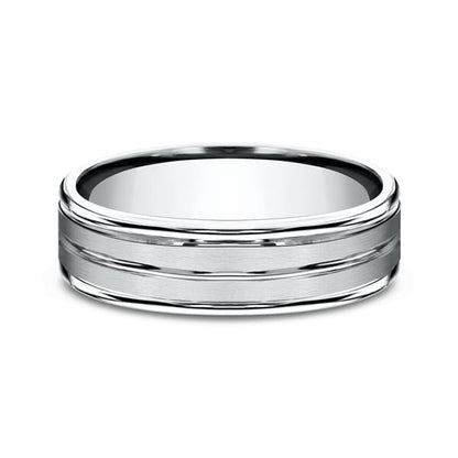 Comfort-Fit Design Wedding Ring