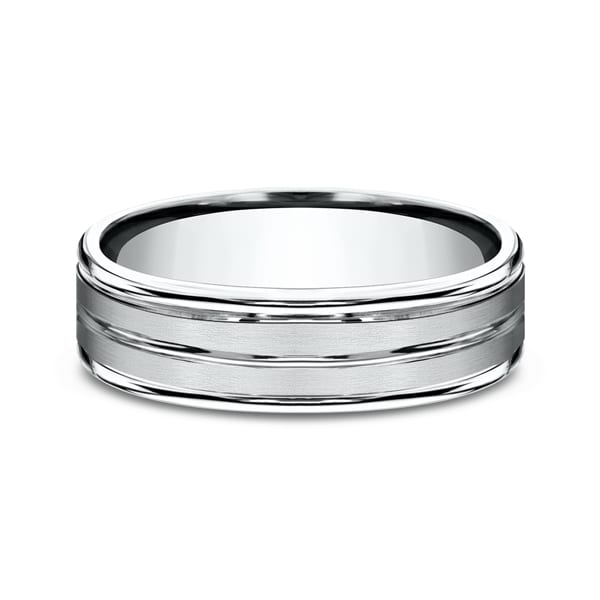 Comfort-Fit Design Wedding Ring