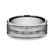 Tungsten Comfort-Fit Design Wedding Band