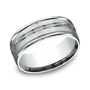 Comfort-Fit Design Wedding Band