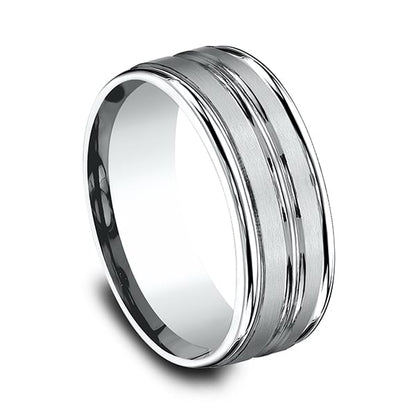 Comfort-Fit Design Wedding Band